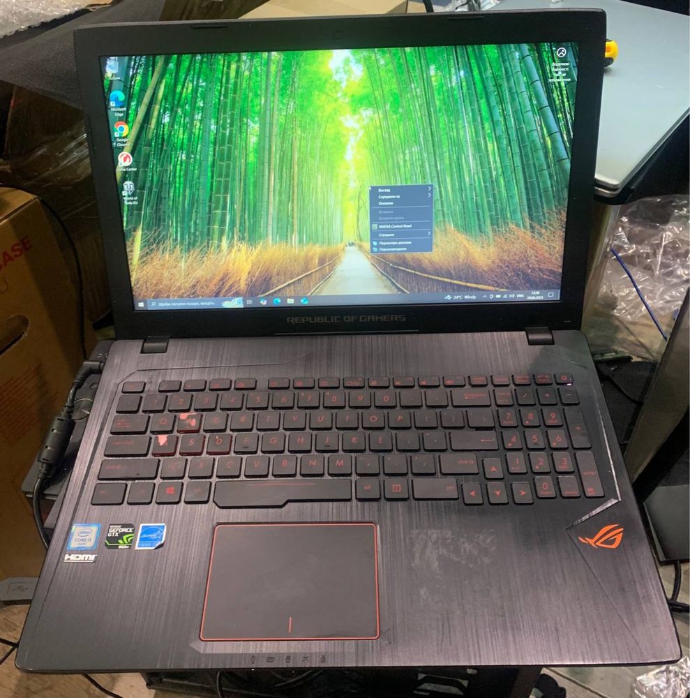 Игровой ноутбук Asus Rog GL553v 15.6 FHD i5-6300HQ 8/128SSD/1000/960M