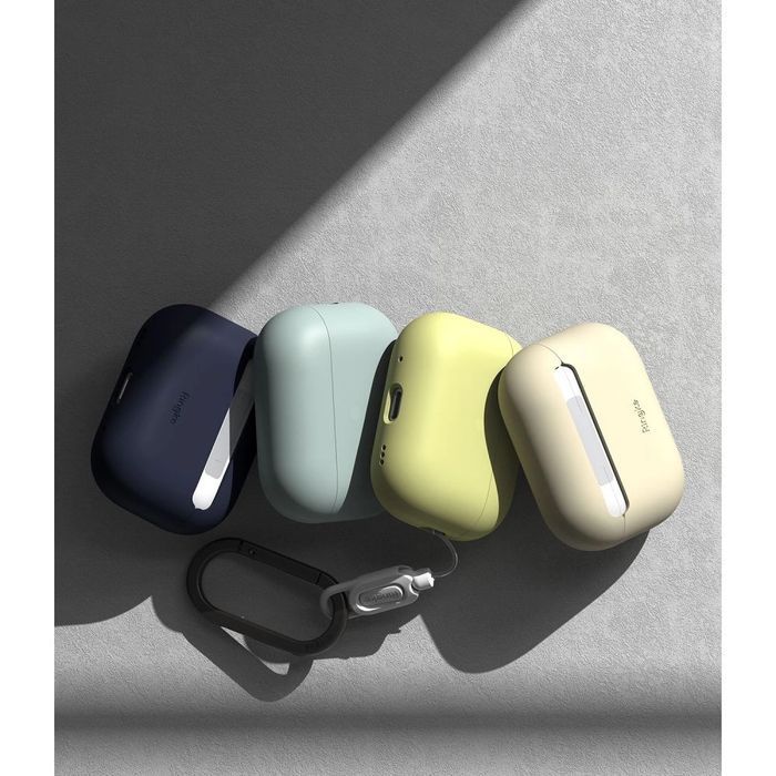 Etui Ringke Silicone na Apple AirPods Pro 1 / 2 - granatowe