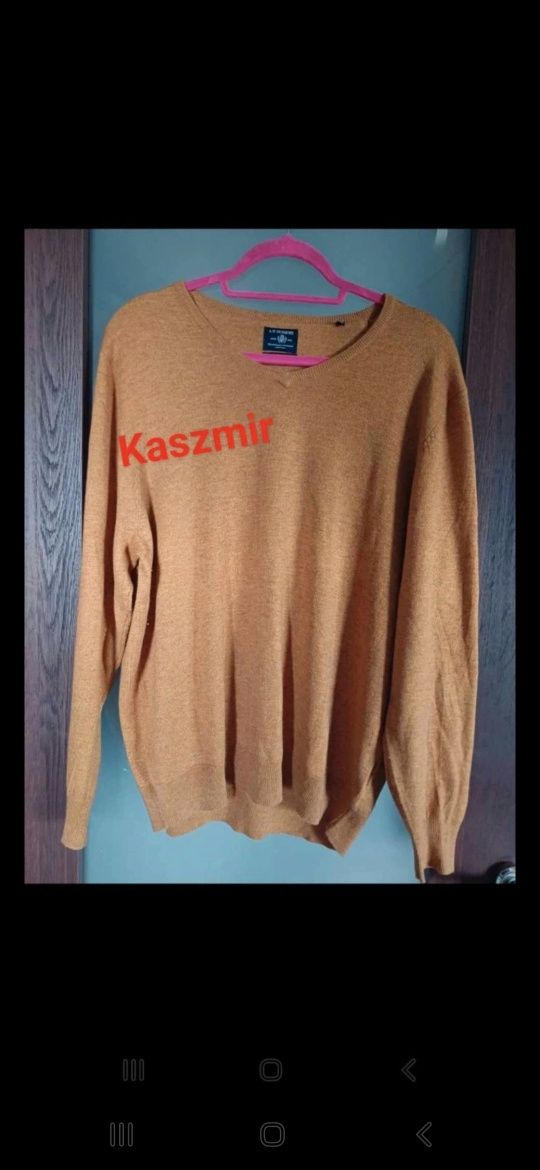 Męski sweter z kaszmirem A.W.Dunmore