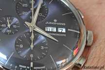 Męski zegarek JUNGHANS MEISTER CHRONO 027/4528.44 - piękny klasyk