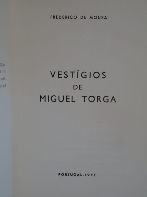 Vestígios de Miguel Torga