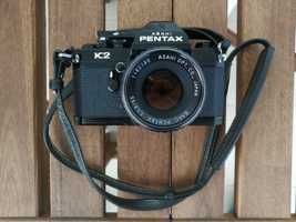 Pentax K2 + objectiva 55mm 1.8