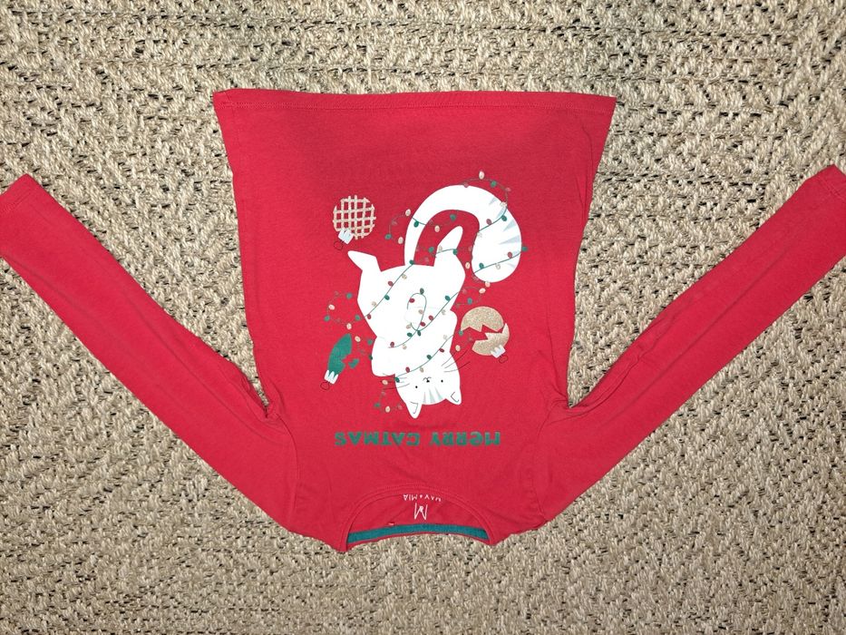 Bluzeczki świąteczne dla dziewczynki rozm 122