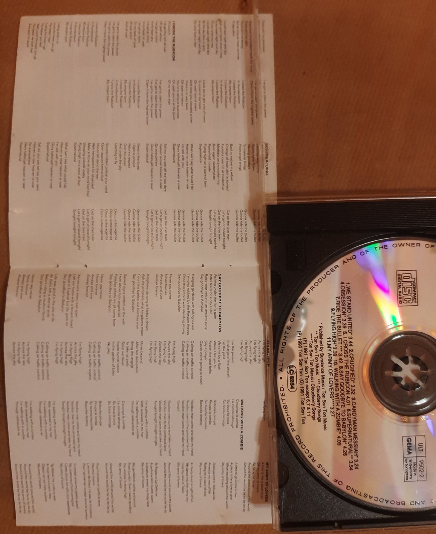 CD Army of Lovers Mssive Luxury Ov-se 1991 фирменный очень хорошем сос