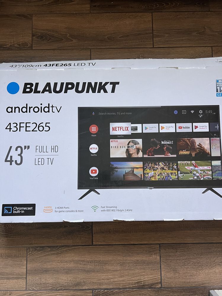 Телевізор Blaupunkt 43FE265T