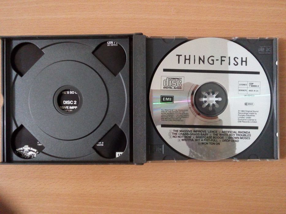 FRANK ZAPPA - Thing- Fish 2xCD Raro