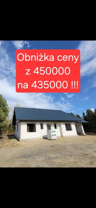 Sprzedam nowy  dom stan surowy zamknięty z oknami.