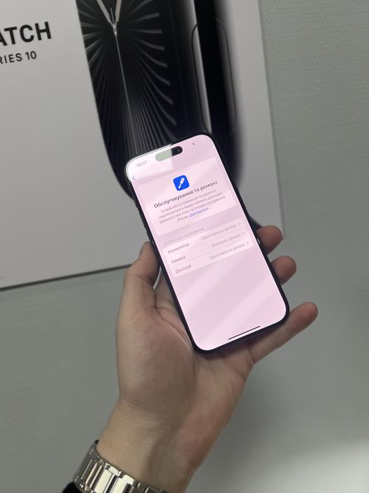 iPhone 15 Pro 256GB Black Esim Refublish 100% 0циклів