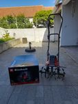 Mota-enchada elétrica de jardim