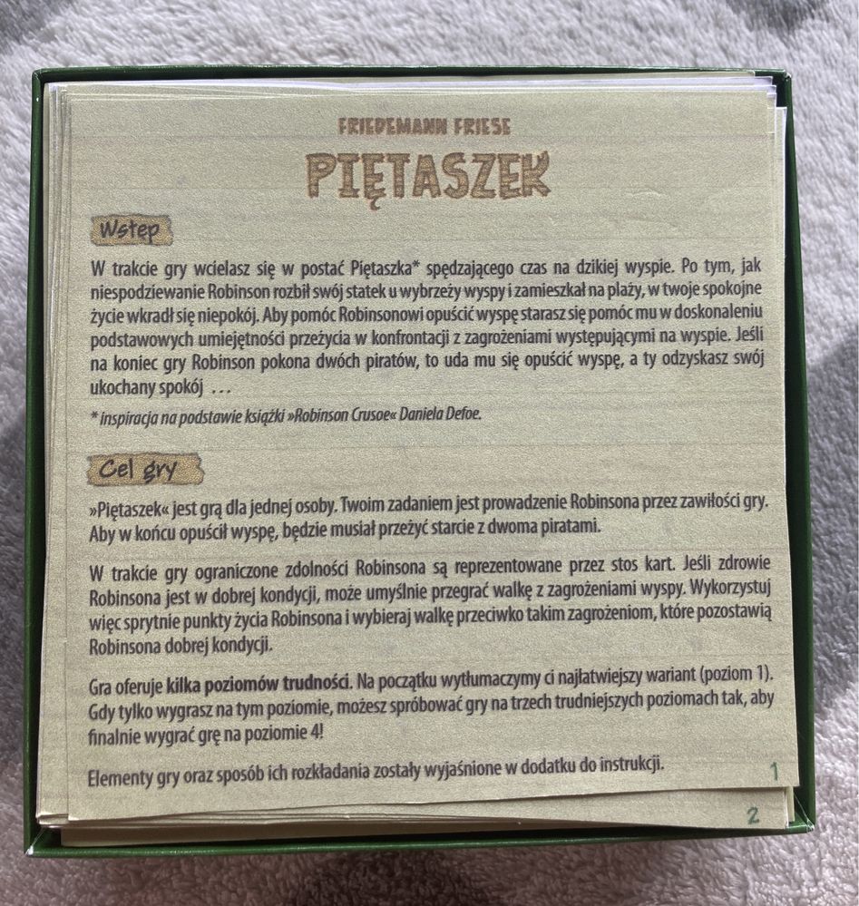 Piętaszek | instrukcja PL dołączona