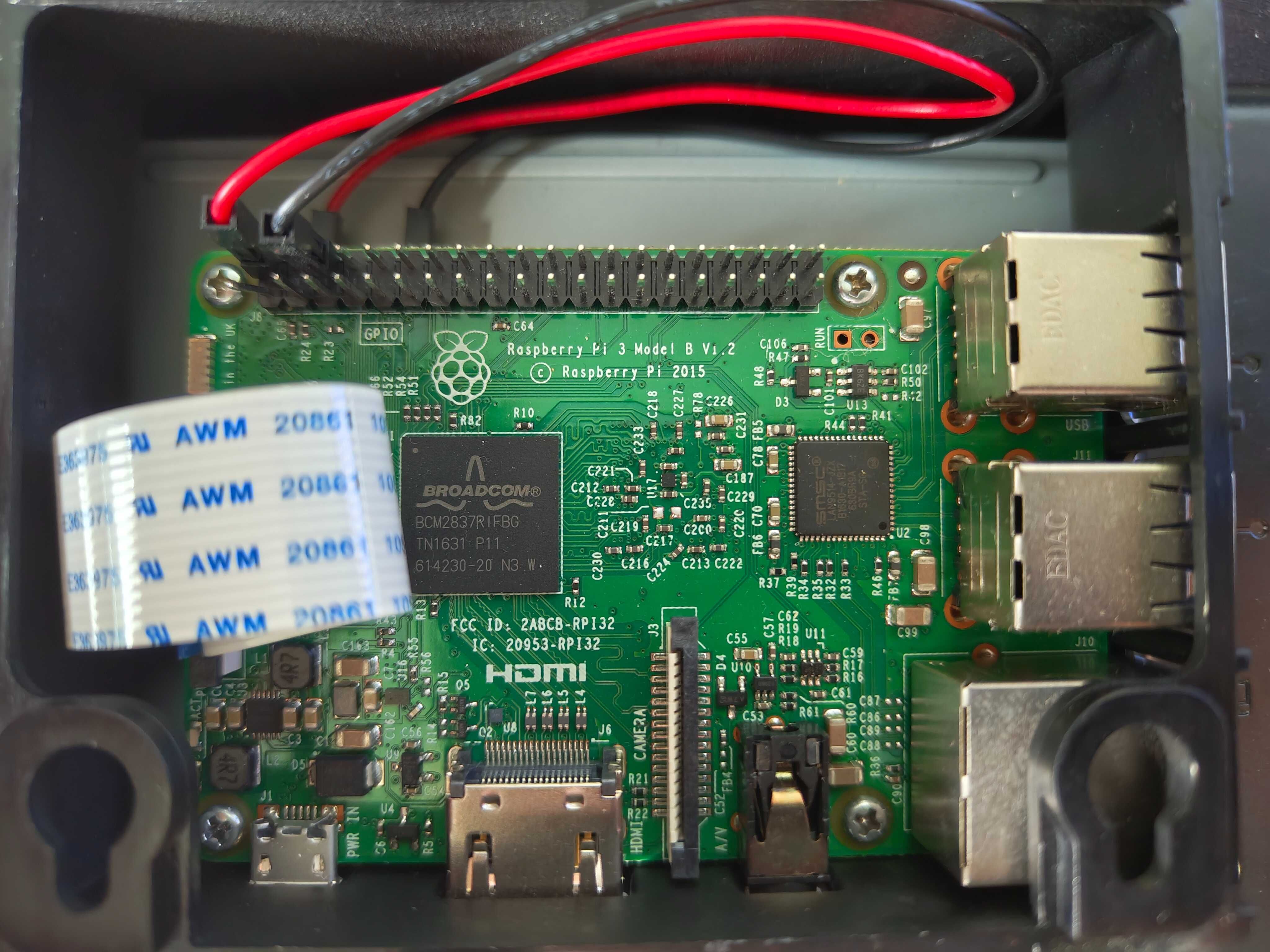 Mini komputer Raspberry pi 3 B V1.2 z ekranem dotykowym