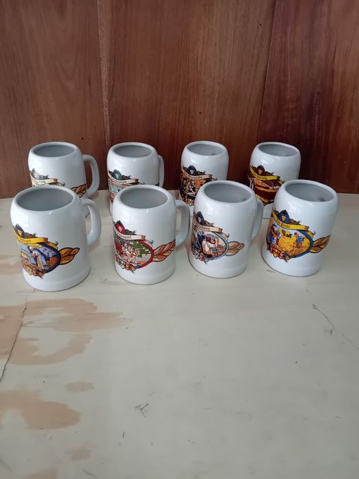 Canecas cerveja da colecção "o mundo da cerveja "