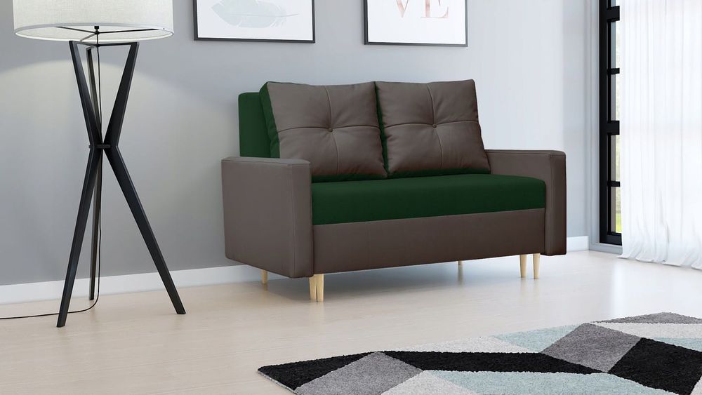 Rozkładana kanapa sofa wersalka z pojemnikiem na pościel