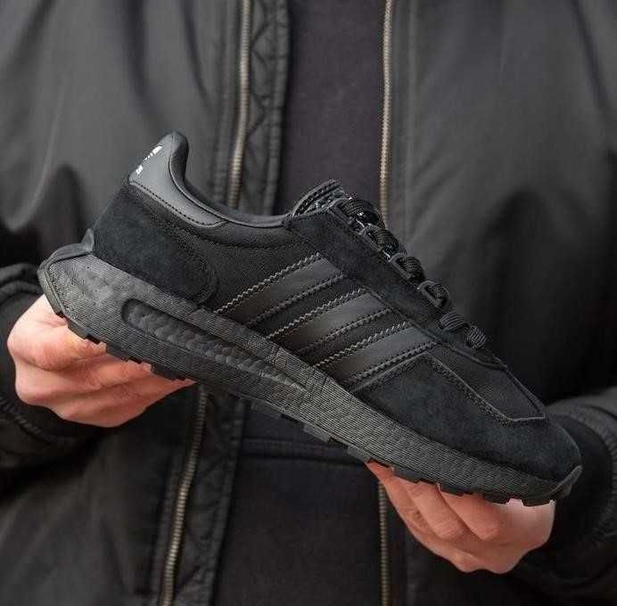 Мужские кроссовки Adidas Retropy E5 All Black 40-46 адидас ТОП весни