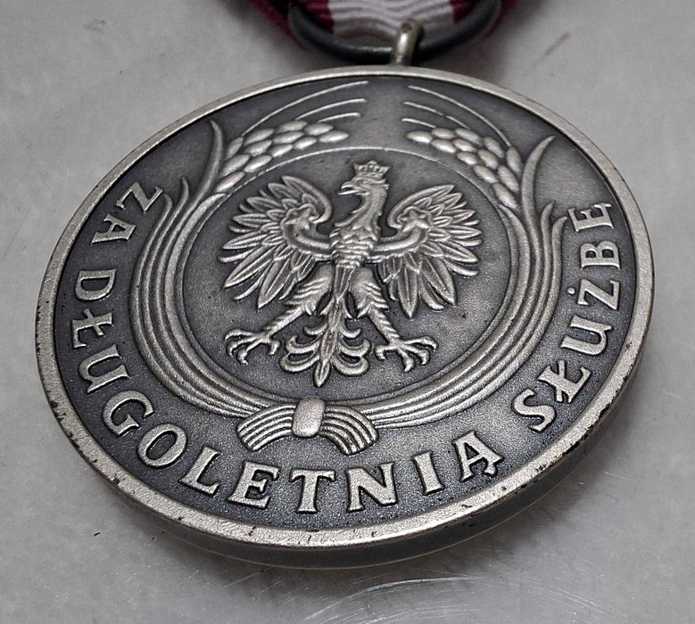 Medal, XX lecie, za długoletnią służbę, 35mm (Kolekcje, odznaczenia)
