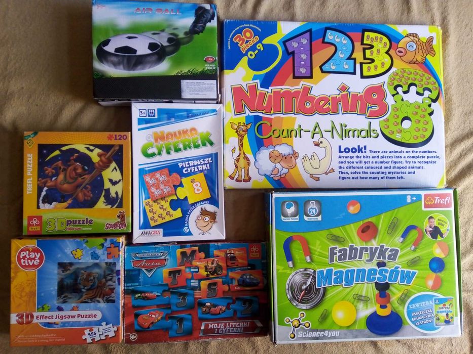 Gry puzzle zabawki paka