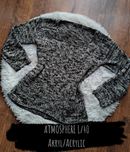 Sweter Dzianinowy z Dekoltem Łódka | Atmosphere | Długi Rękaw | Milutk