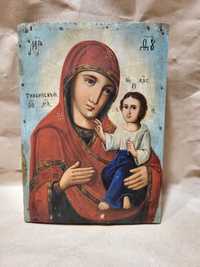 Ікона Тихвинська божа матір 19 віку