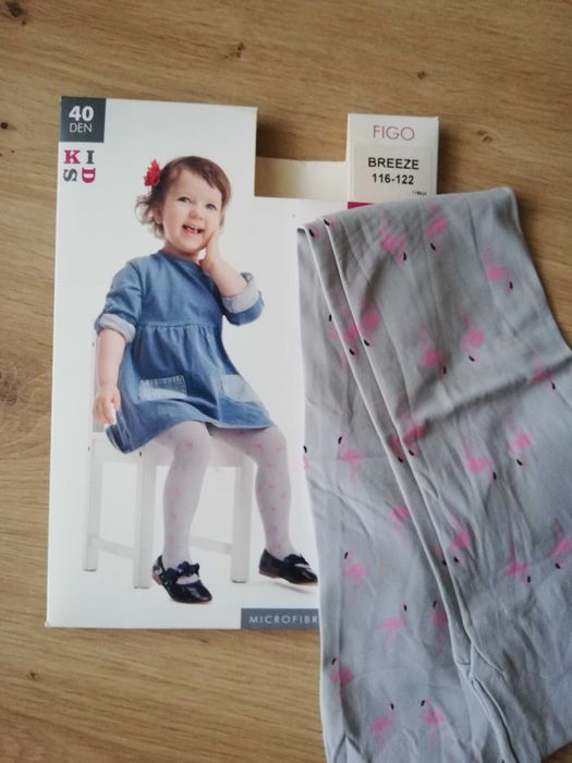 Rajstopy dziewczęce w rozmiarze 116-122