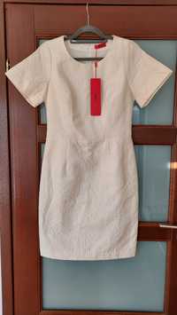 Hugo Boss nowa sukienka biała z metką, rozmiar M/38/10.