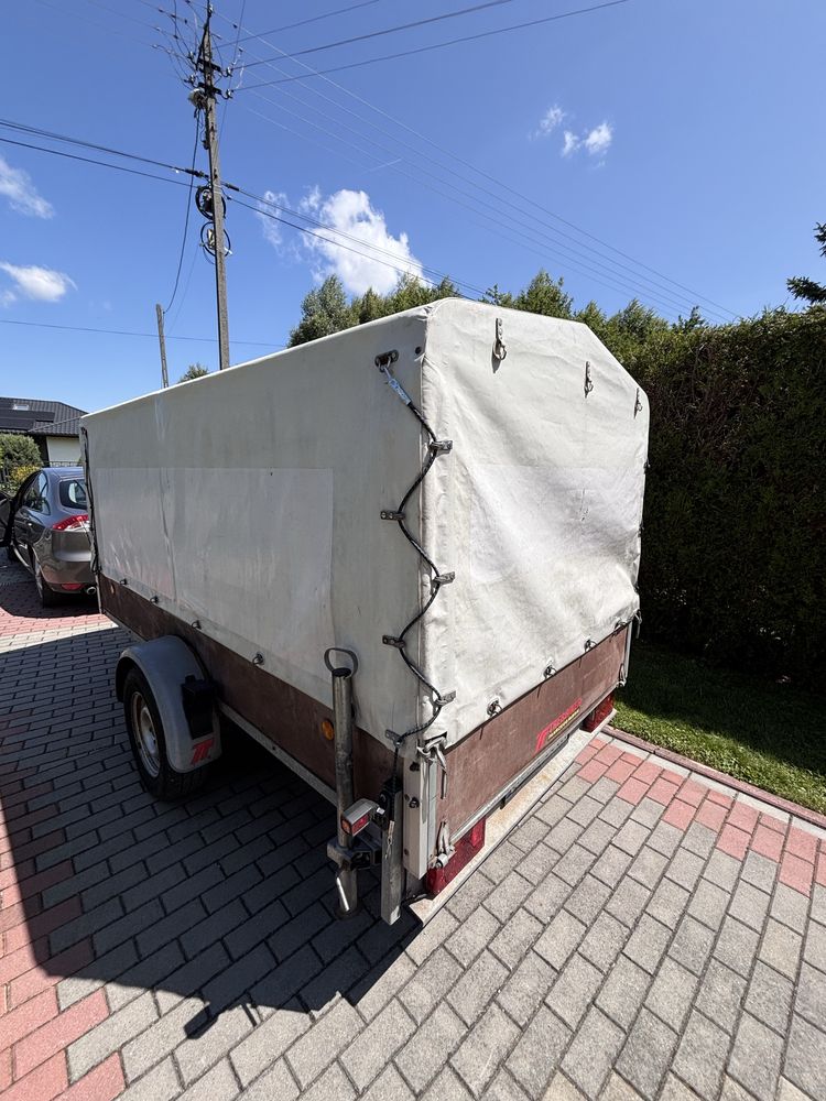 Przyczepa samochodowa z hamulcem 1500kg dmc