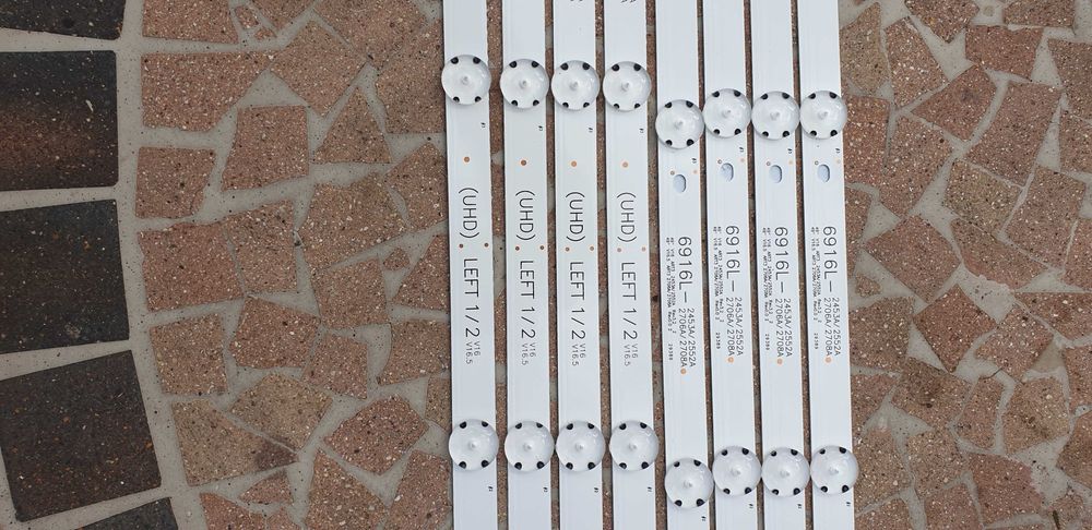 Listwy LED do telewizorów LG   49LJ5800 49LJ5100 49LJ5150 , 8 sztuk