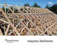 Wiązary dachowe konstrukcje drewniane więźba drewno tartak