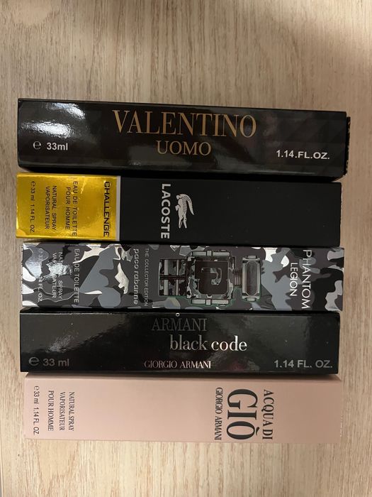 Zestaw 5 perfum męskich 33ml