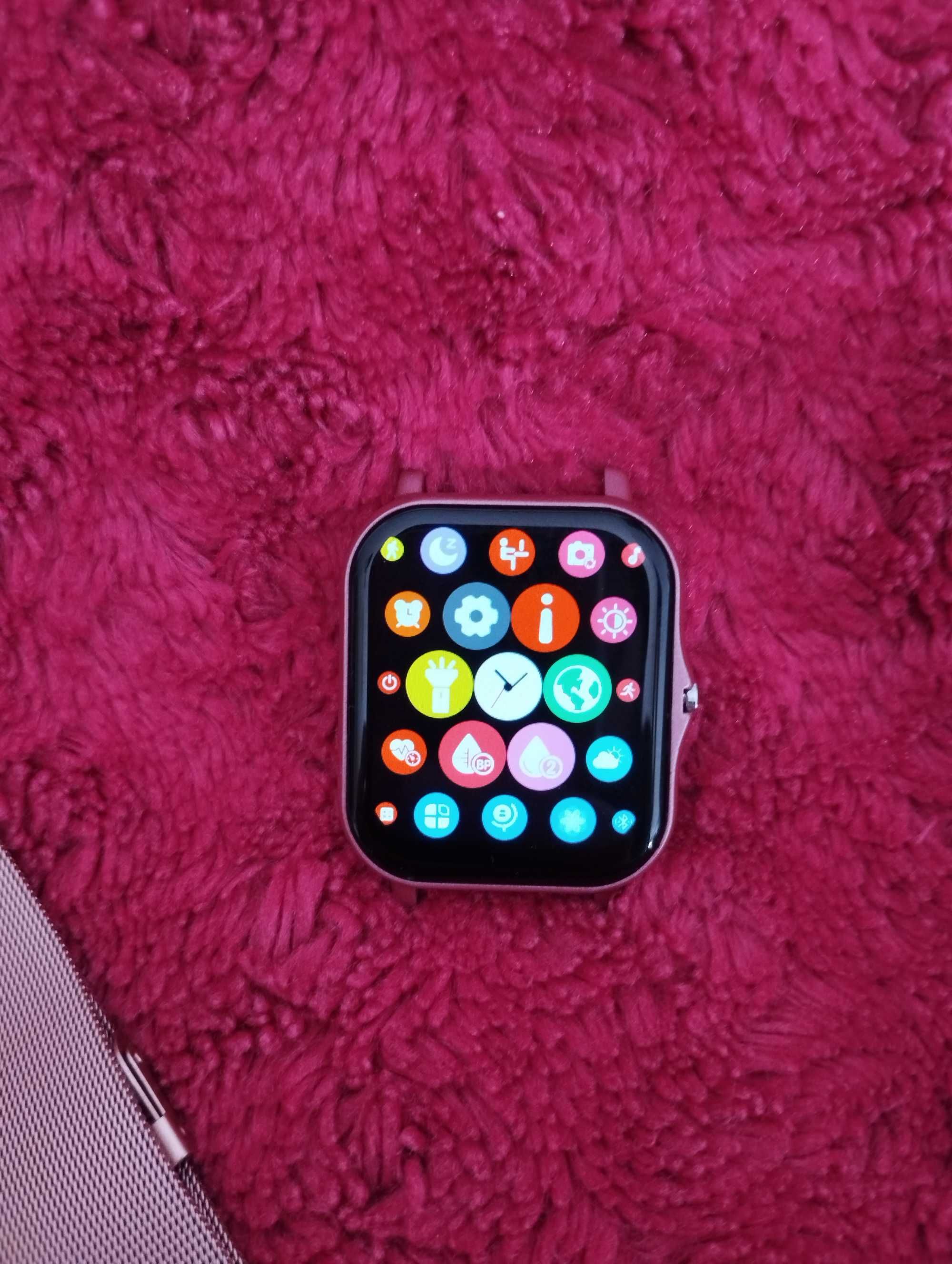 Smartwatch Rosa (Duas Braceletes)