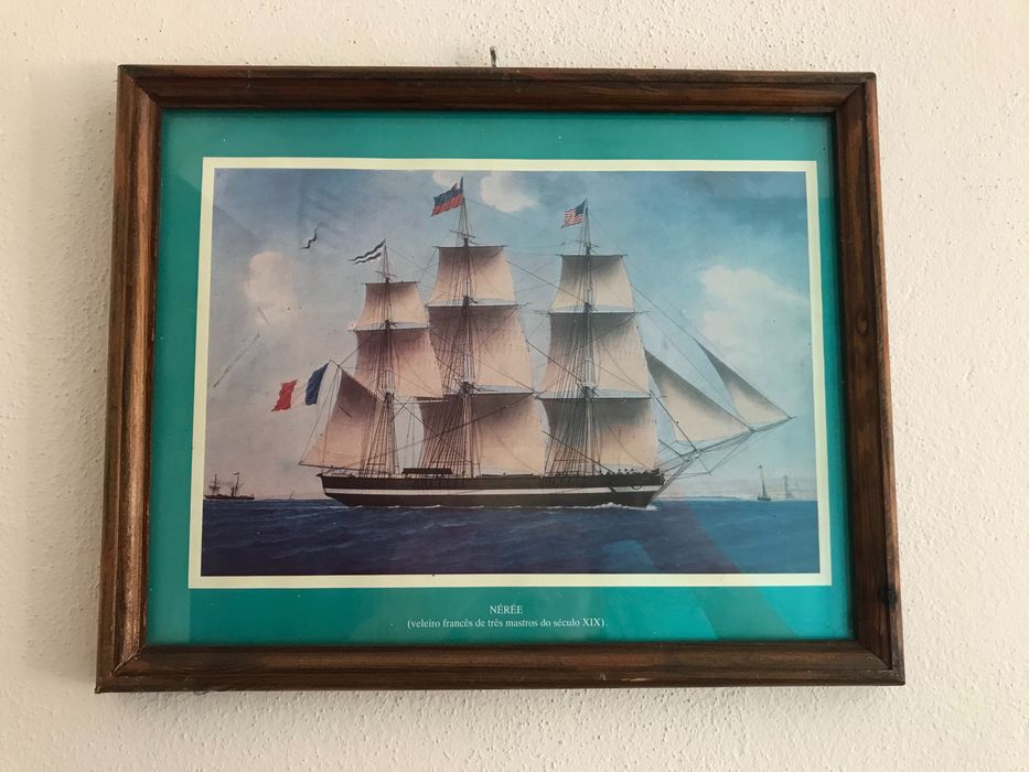 Quadros barcos históricos (4 quadros)