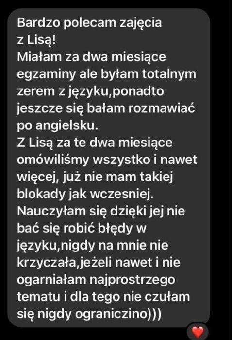 Korepetycje z języka angielskiego oraz matematyki.