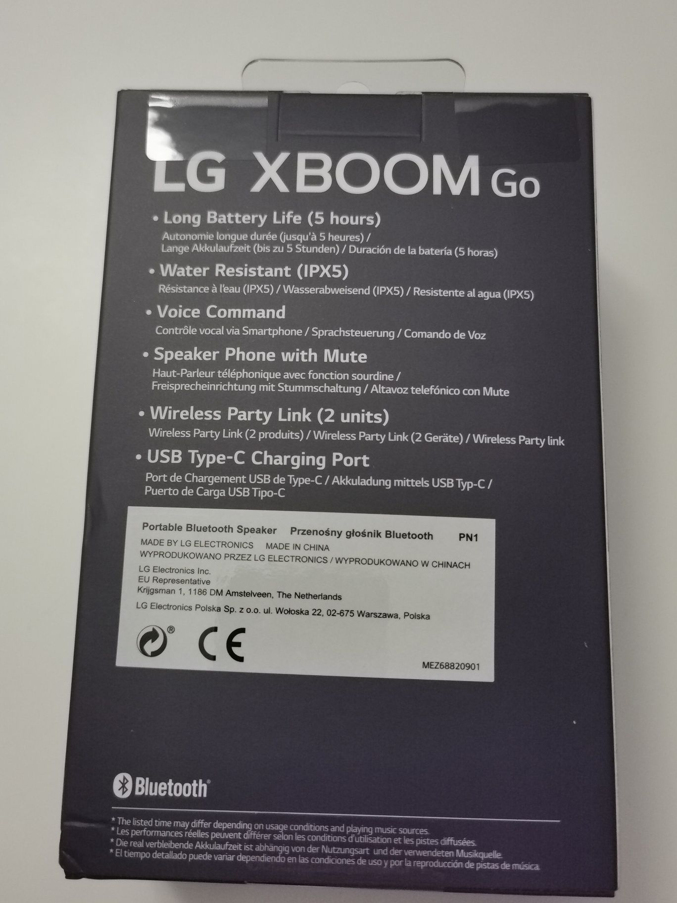 LG xboom GO PN1 głośnik