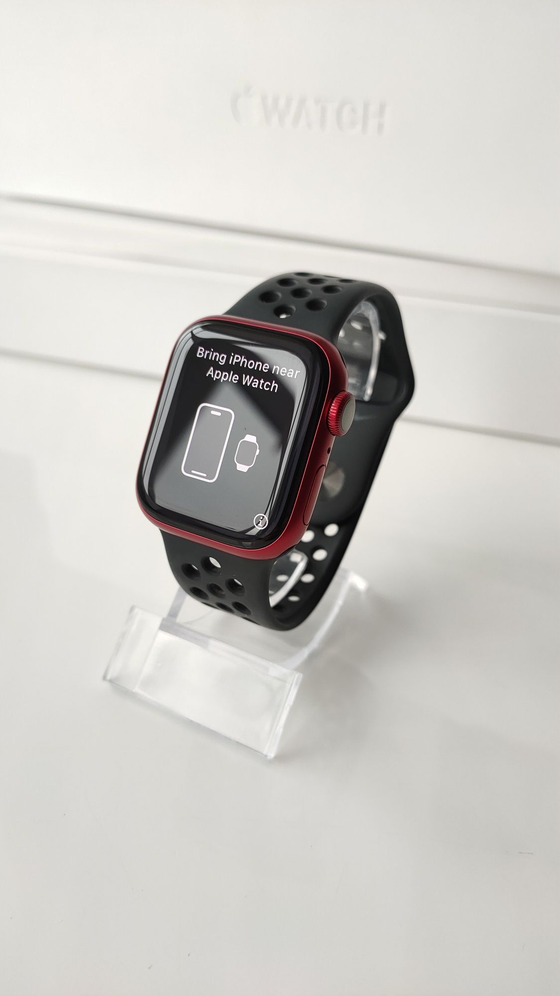 Apple watch series 7 41mm Red product Nike епл воч годинник эпл