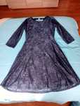 Vestido renda azul