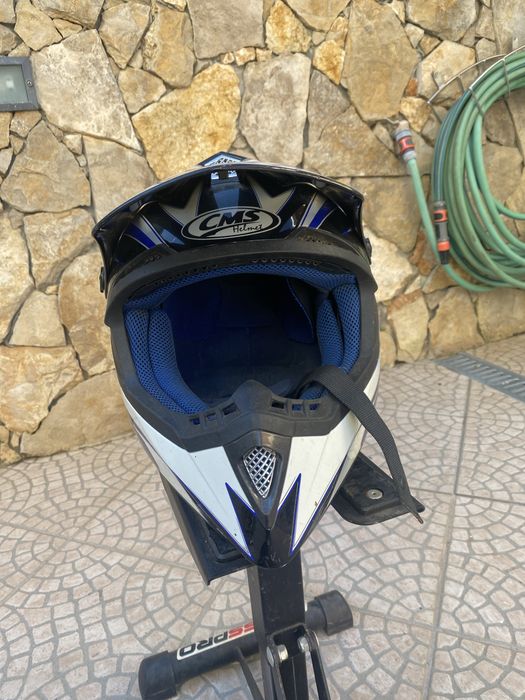 Capacete CMS azul