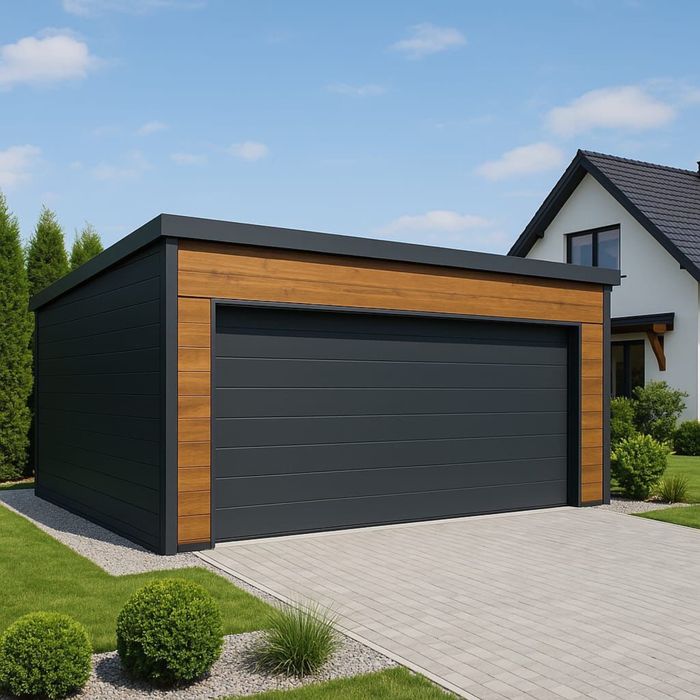 GARAŻ ocieplany z płyty warstwowej 2,5x5 3x5 3x6 3,5x6 4x7 PRODUCENT