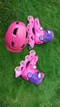 Rolki Oxelo Decathlon 32-34 + kask