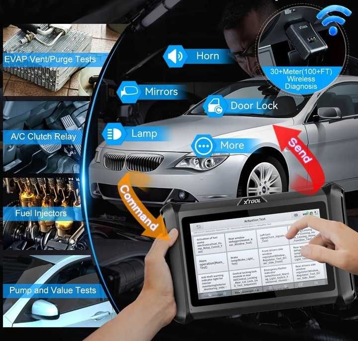 Komputer Interfejs Diagnostyczny OBD2 CANFD DOIP Xtool D7W j. polski