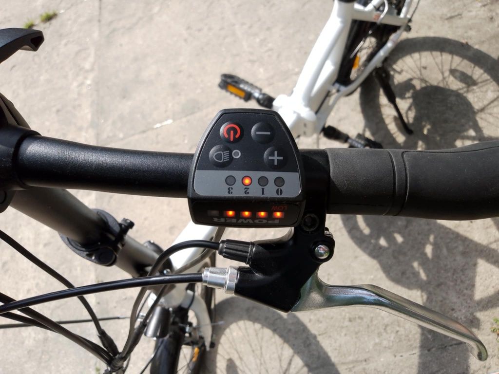 Rower elektryczny miejski składak zundap Z101