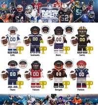Bonecos minifiguras de Futebol Americano nº2 (compatíveis com lego)