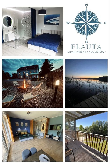 Apartament nad jeziorem z balią, balia, domek