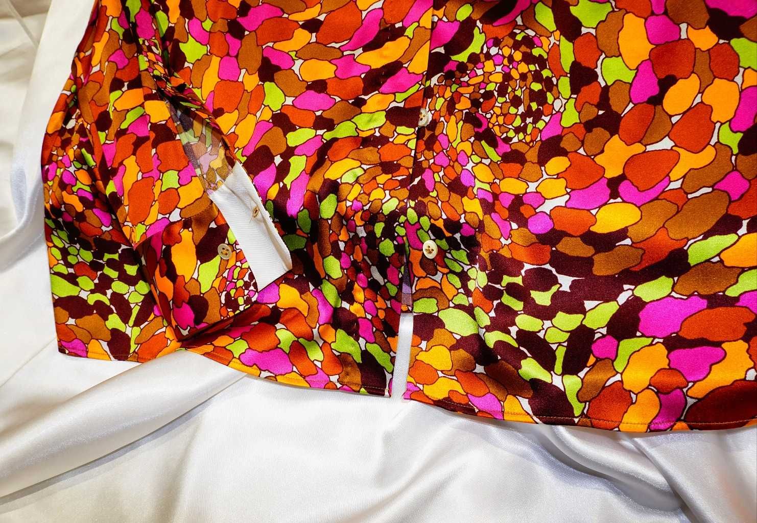 La Sarte Pettegole bluzka damska 40 L 100% jedwab hermes emilio pucci