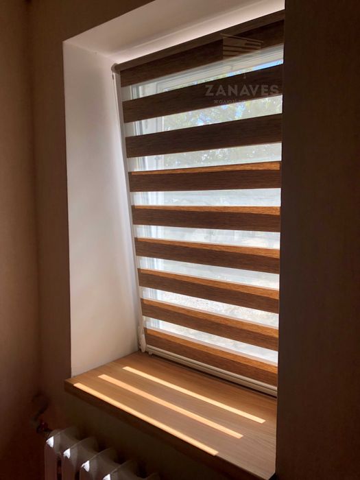 Рулонные шторы, жалюзи день ночь, тканевые ролеты, римские, блекаут