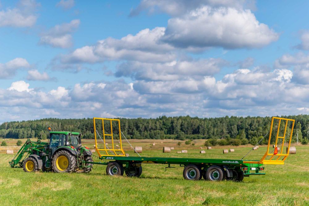 Przyczepa platformowa do bel METAL-TECH PB 16 | 8, 11, 13, 16, 18 TON