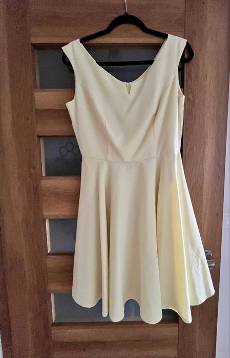 Cytrynowa sukienka 40