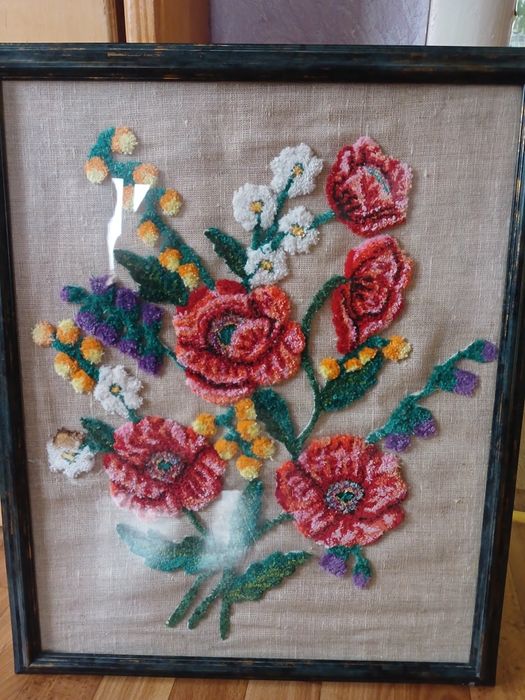 Картина вышивка.   .