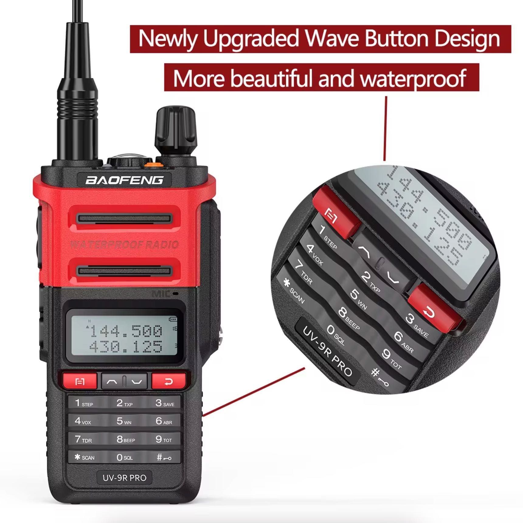 Walkie-Talkie Baofeng BF UV 9R PRO