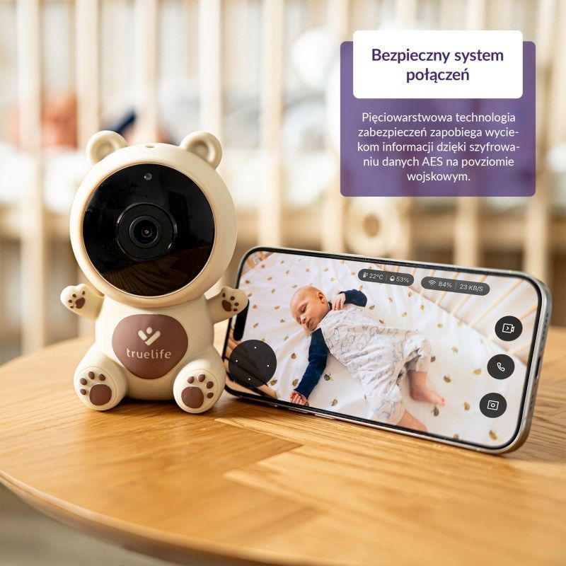 Niania elektroniczna TrueLife NannyCam S3 Smart