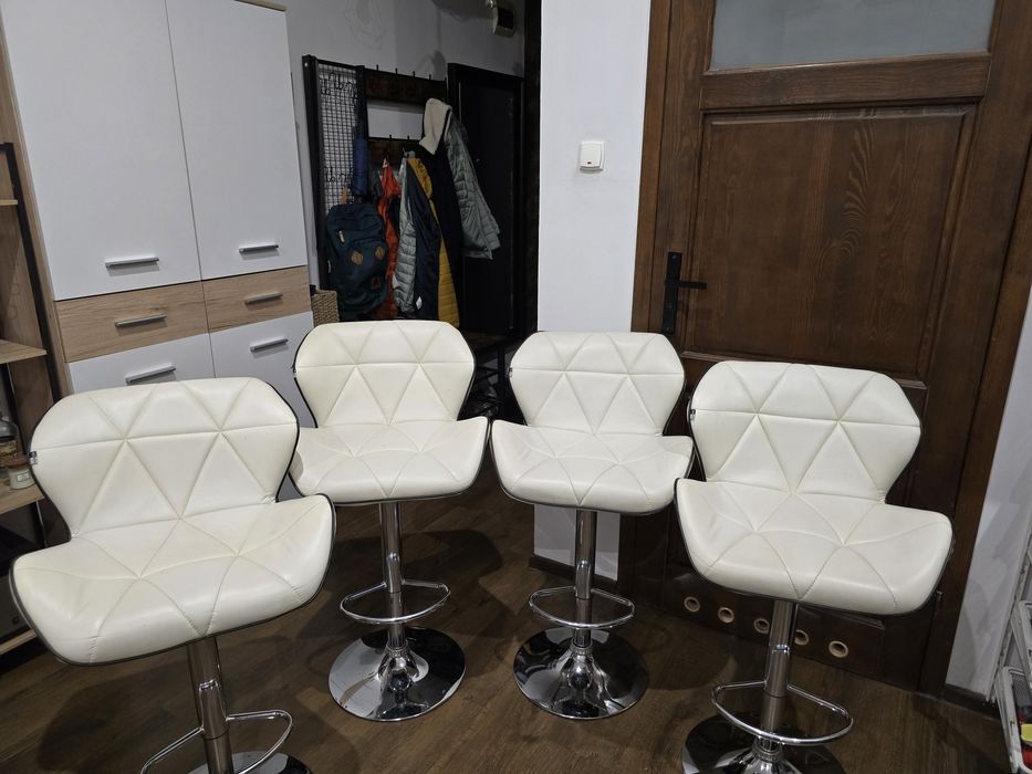 Krzesła barowe hoker hokery Krzesła do kuchni komplet 4.szt.