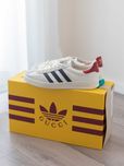 Nowybuty/Gucci x adidas_Gazelle_WhiteUnisexTrampk R 40